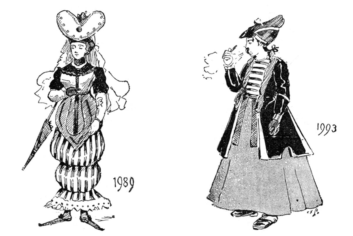 La mode en 1993 imaginée en 1893