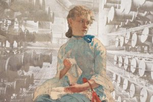 Jeune femme dans une filature