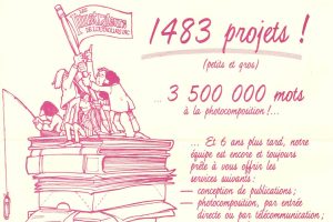 En-tête de feuillet publicitaire