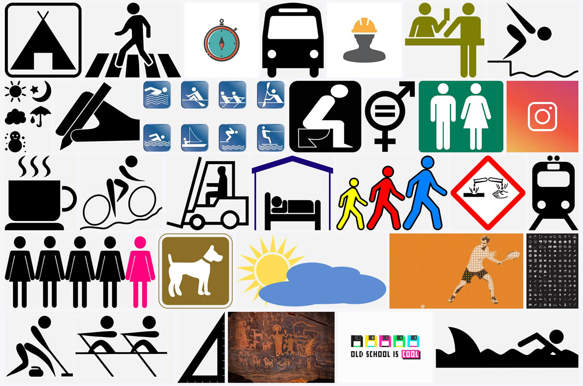 Séies d'icônes sur le site pixabay