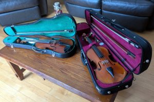 Les 2 violons de Simone restaurés