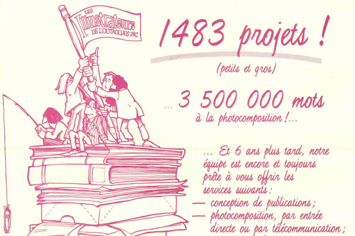 En-tête de feuillet publicitaire
